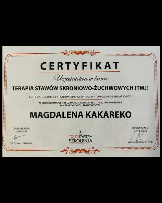 Certyfikat nr 11