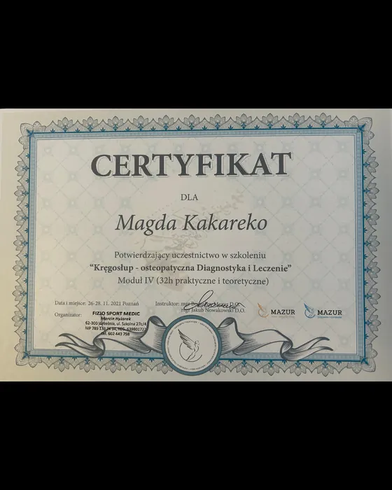 Certyfikat nr 2