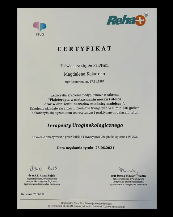 Certyfikat nr 7
